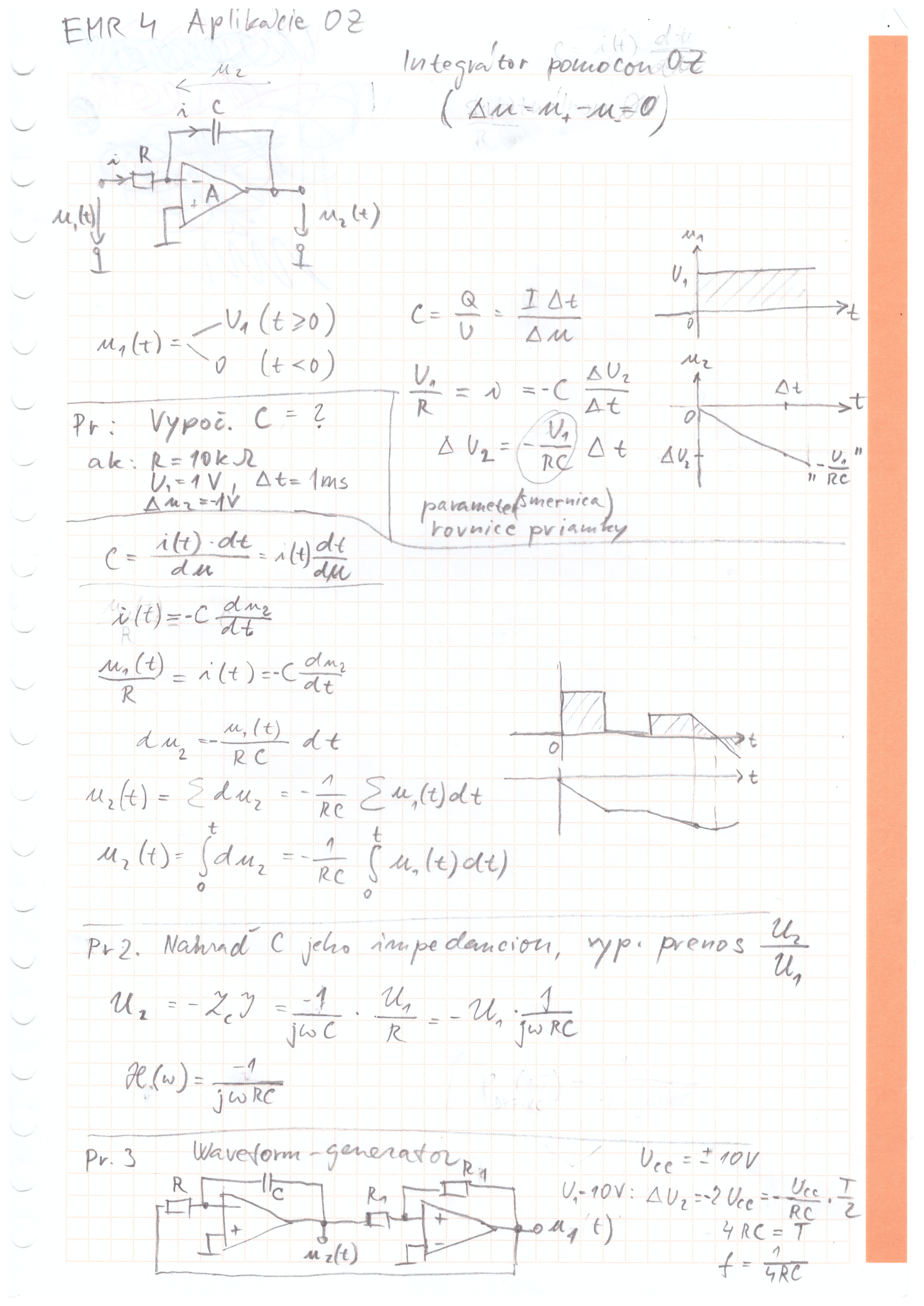 Integrator & waveform